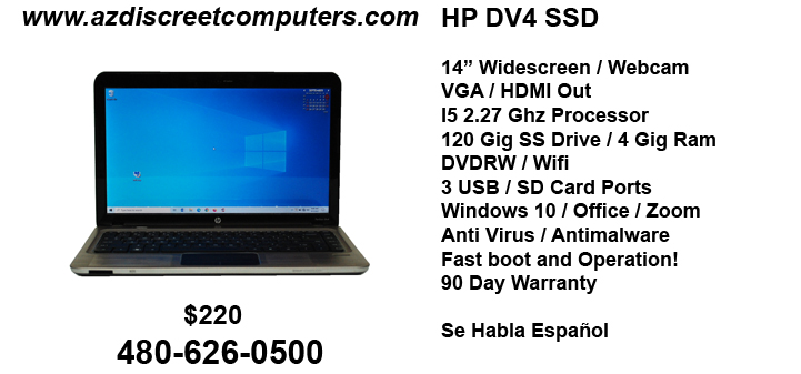 HP DV4 SSD